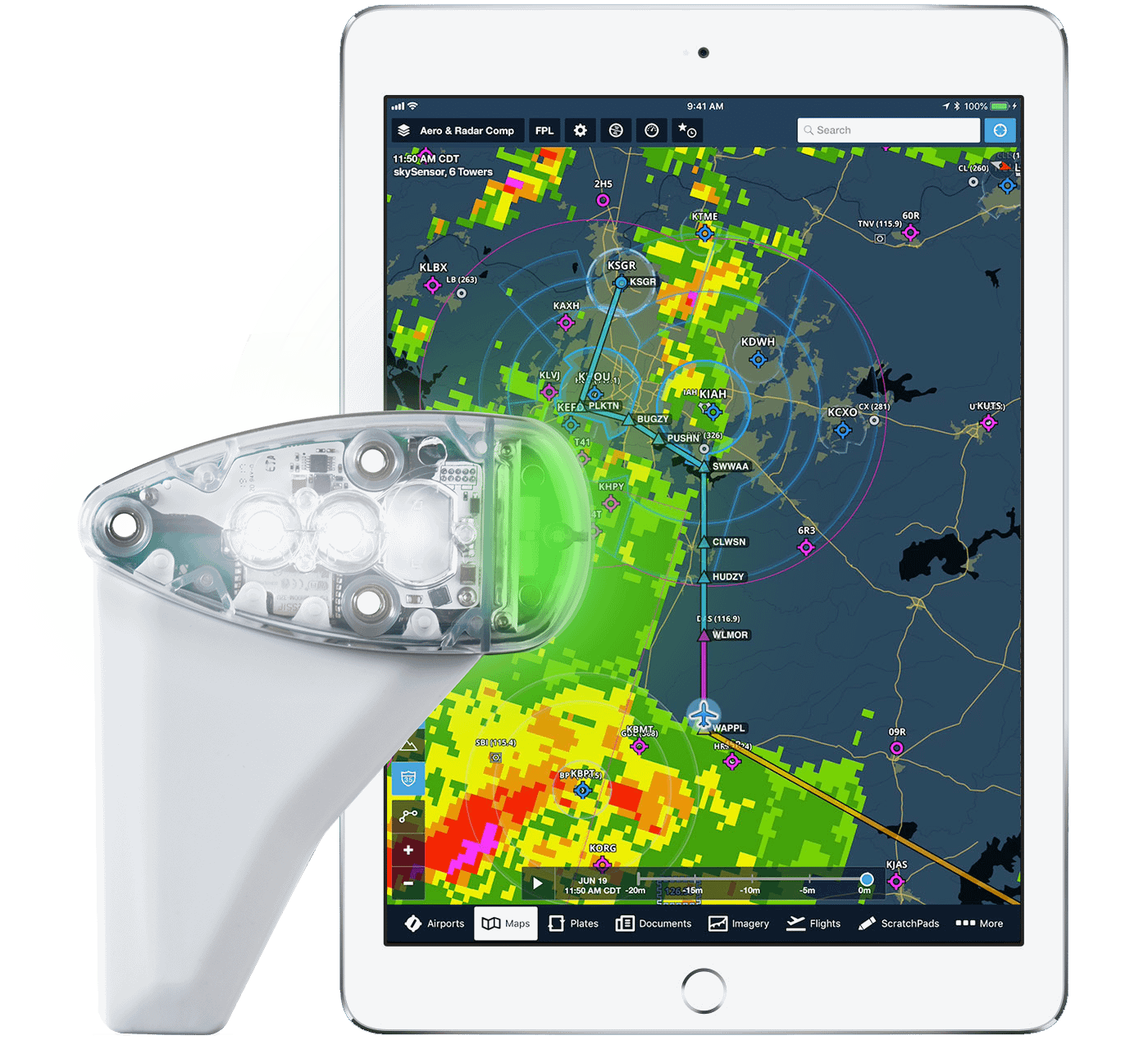 ForeFlight Adds SkySensor To Connect - UAvionix