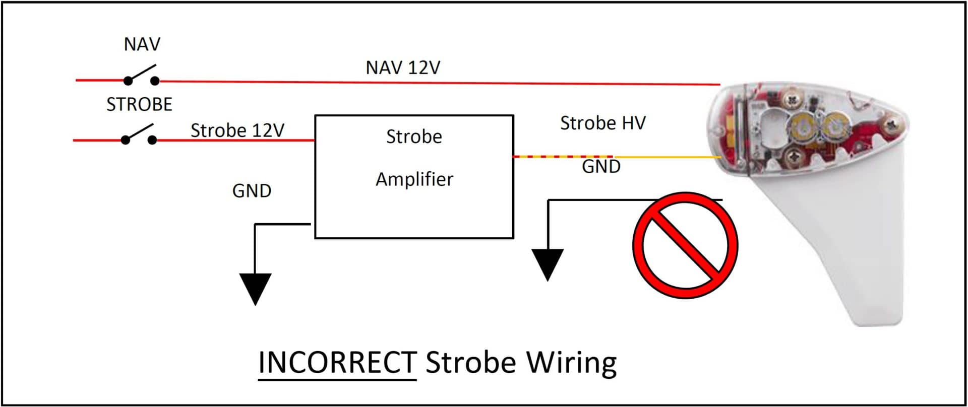 Strobe Wiring Diagram - uAvionix