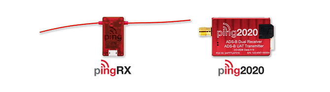 uAvionix pingRX and ping2020 ADS-B for drones