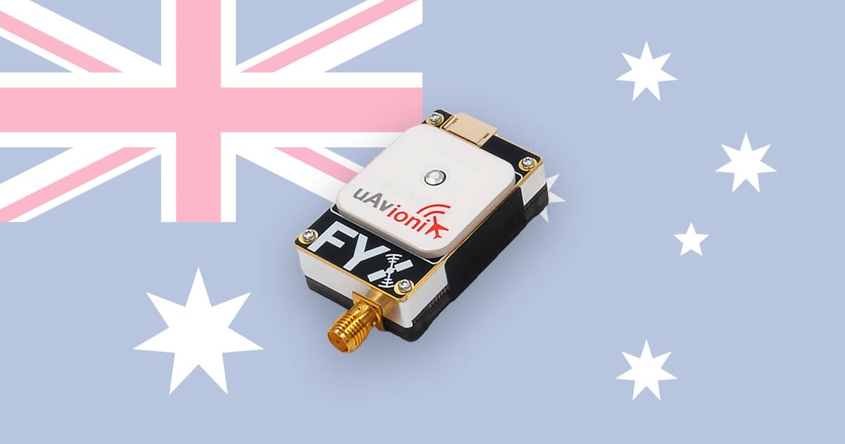 Ping1090i UAS ADS-B Transceiver Now Approved In Australia - UAvionix